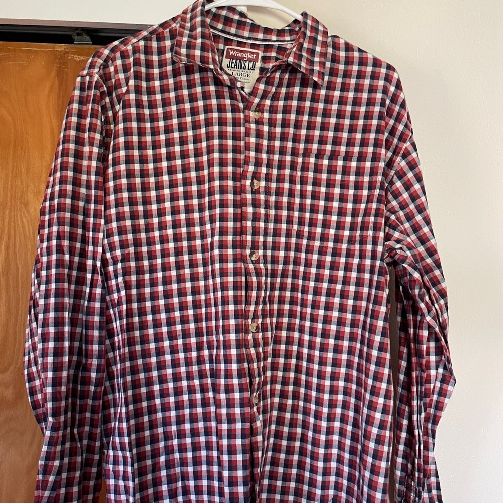 Plaid button up